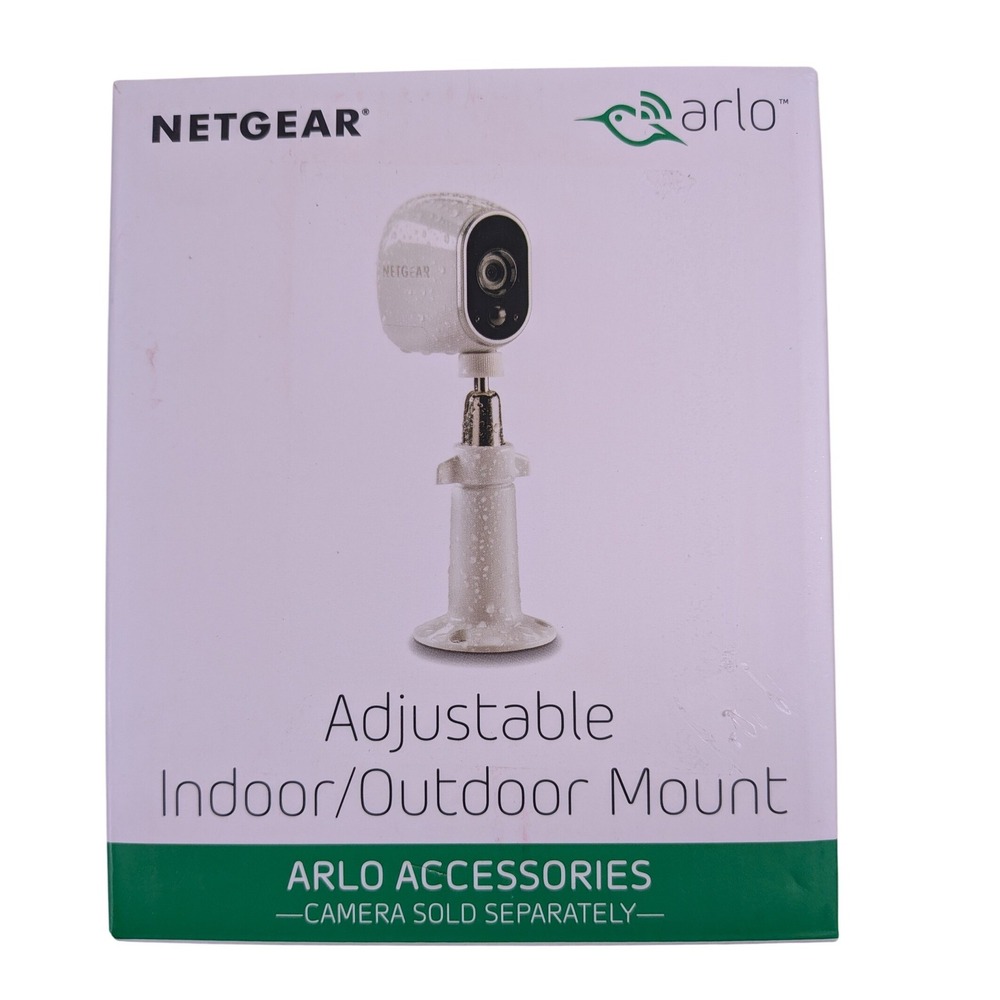 Netgear Arlo Adjustable Indoor/Outdoor Mount White VMA1000‎ Swivel Tilt
